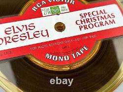 Elvis Presley Special Christmas Program Reel To Reel Full Track 7 1/2 IPS RARE