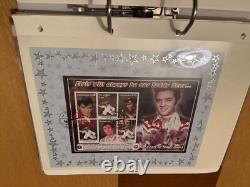 Elvis Presley Stamp Collection-Very rare/ Huge Potential-30 Pages-Excellent Con