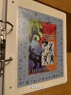 Elvis Presley Stamp Collection-Very rare/ Huge Potential-30 Pages-Excellent Con