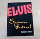 Elvis Presley Summer Festival 1971 Lake Tahoe Nevada Sahara Dinner Menu Rare
