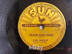 Elvis Presley Sun 215 78 Milkcow Blues Boogie RARE Rockabilly NICE HEAR