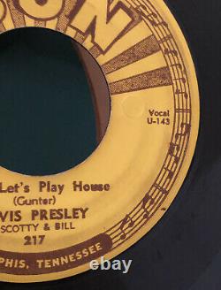 Elvis Presley Sun 217 Baby Lets Play House 45 Nice labels Original 1955 RARE