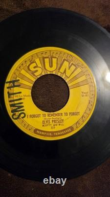 Elvis Presley Sun Record 223 Mystery Train 1955 45 rpm Rockabilly RARE