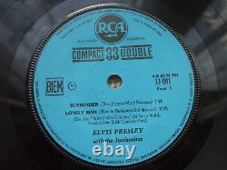 Elvis Presley Surrender France MEGA RARE Compact 33 E. P + PS 33.001