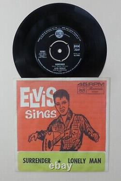 Elvis Presley Surrender / Lonely Man rare OZ 1965 Portrait Sleeve Australia