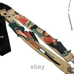 Elvis Presley Suspenders 3D Adjustable Pylones Vintage 80's Germany Rare Gift