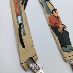 Elvis Presley Suspenders 3D Adjustable Pylones Vintage 80's Germany Rare Gift