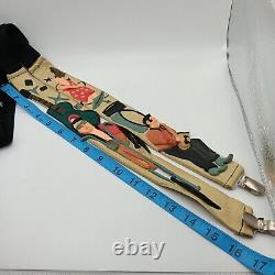 Elvis Presley Suspenders 3D Adjustable Pylones Vintage 80's Germany Rare Gift