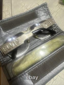 Elvis Presley TCB Gold Rim Glasses Vintage. Great Condition. Rare