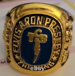 Elvis Presley TCB Paperweight ring Graceland RARE only 1000 made