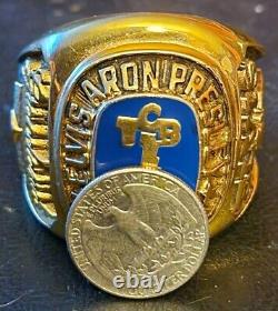 Elvis Presley TCB Paperweight ring Graceland RARE only 1000 made