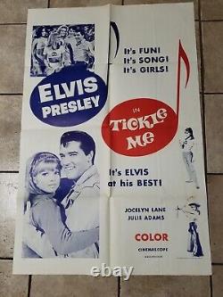 Elvis Presley TICKLE ME 27x41 SUPER RARE U. S. Military Issue 1-Sheet 1 SH