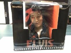 Elvis Presley Talking Bust by WowWee Tested Working RARE