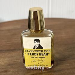 Elvis Presley Teddy Bear Eau De Parfum Cologne 1965 Rare Rockabilly Vintage