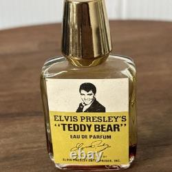 Elvis Presley Teddy Bear Eau De Parfum Cologne 1965 Rare Rockabilly Vintage