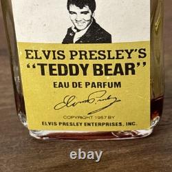 Elvis Presley Teddy Bear Eau De Parfum Cologne 1965 Rare Rockabilly Vintage