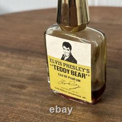 Elvis Presley Teddy Bear Eau De Parfum Cologne 1965 Rare Rockabilly Vintage