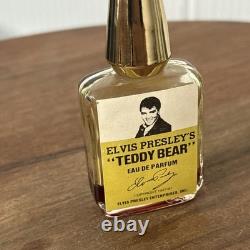 Elvis Presley Teddy Bear Eau De Parfum Cologne 1965 Rare Rockabilly Vintage