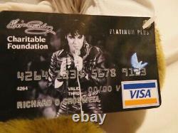 Elvis Presley Teddy Bear Very Rare VISA Credit Card Premium