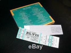 Elvis Presley The CBS Concert Recordings 2 CD set with concert tickets NEW RARE