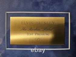 Elvis Presley The Rockin' Rebel Framed Rare & Nice! Test Pressing. Very Rare