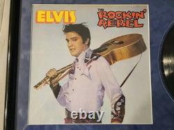 Elvis Presley The Rockin' Rebel Framed Rare & Nice! Test Pressing. Very Rare