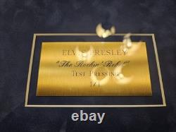 Elvis Presley The Rockin' Rebel Framed Rare & Nice! Test Pressing. Very Rare