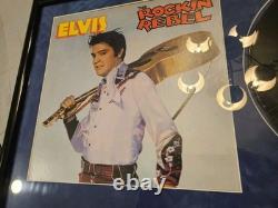 Elvis Presley The Rockin' Rebel Framed Rare & Nice! Test Pressing. Very Rare