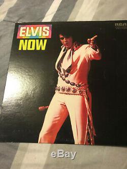 Elvis Presley ULTRA RARE 1977 black label pressing of Elvis Now LSP-4671