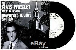 Elvis Presley USA 45 RCA SP-45-162 How Great Thou Art & So High VERY RARE READ