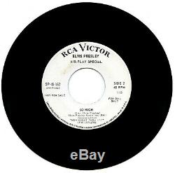 Elvis Presley USA 45 RCA SP-45-162 How Great Thou Art & So High VERY RARE READ