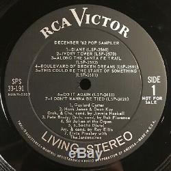 Elvis Presley USA Rare December'62 Pop Promo / Sampler RCA SPS 33-191