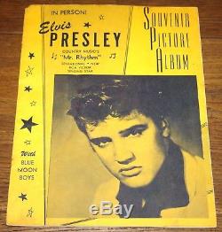 Elvis Presley USA Souvenir Picture Album 1956 Rare Mr Rhythm 1st Tour Programme