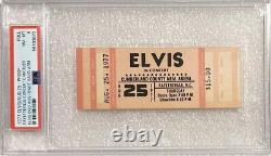 Elvis Presley Ultra Rare Misprint Ticketonly-1 Aug 25, 1977 Cumberland Psa-8