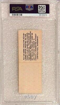Elvis Presley Ultra Rare Misprint Ticketonly-1 Aug 25, 1977 Cumberland Psa-8