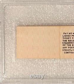 Elvis Presley Ultra Rare Misprint Ticketonly-1 Aug 25, 1977 Cumberland Psa-8
