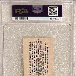 Elvis Presley Ultra Rare Misprint Ticketonly-1 Aug 25, 1977 Cumberland Psa-8