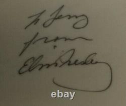 Elvis Presley Unpublished Original Photo RARE King Creole Promo Autograph READ