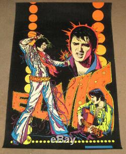 Elvis Presley Velvet Poster Dynamic Pub Co. RARE 1975 21 x 33 1/2