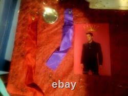 Elvis Presley Very Rare 2 Ribbon Elvis Enterprise Pins For Officers Luncheon