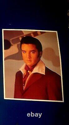 Elvis Presley Very Rare 2 Ribbon Elvis Enterprise Pins For Officers Luncheon