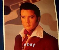 Elvis Presley Very Rare 2 Ribbon Elvis Enterprise Pins For Officers Luncheon