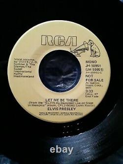 Elvis Presley Very Rare Let Me Be There Promo 45 Mono/stereo 1974 Ex- Near Mint