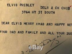 Elvis Presley Very Rare Orig. 1962 Xmas Eve W. Union Telegram From Col. Parker