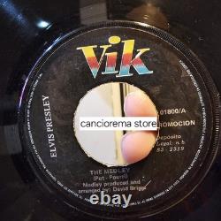 Elvis Presley Very Rare Venezuela VIK Promo 7 Medley Vinyl Not for Sale