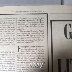 Elvis Presley Vintage 1977 Rolling Stone Music Magazine Clipping Rare