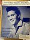 Elvis Presley Vintage Original 1961 Sheet Music Can't Help Falling In Love, Rare
