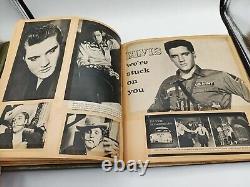 Elvis Presley Vintage Photo Scrapbook W Rare Pictures And Newspaper Clippings