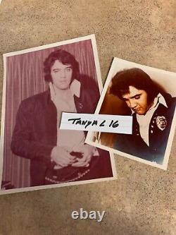 Elvis Presley Vintage Two Rare Police Badge Denver, Colo & Aboard Airplane Candid