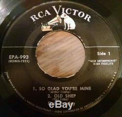 Elvis Presley Vol 2 Silver Line 45rpm Ep Record Epa-993 Vinyl Lp 1956 Rare